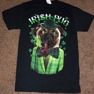 Irish pug Tee shirt